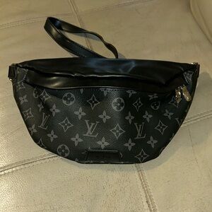 Black Monogram Bum Bag